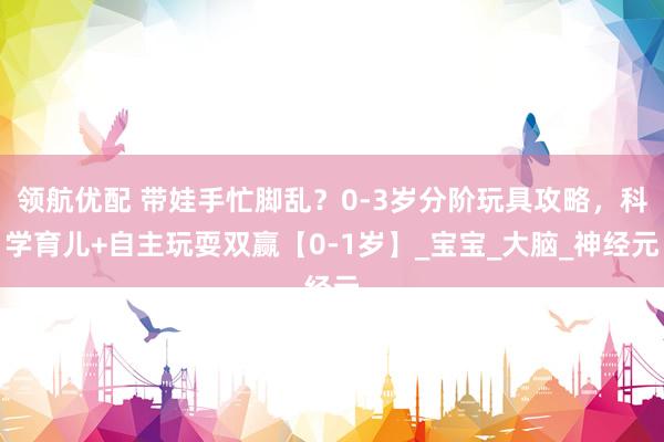 领航优配 带娃手忙脚乱？0-3岁分阶玩具攻略，科学育儿+自主玩耍双赢【0-1岁】_宝宝_大脑_神经元